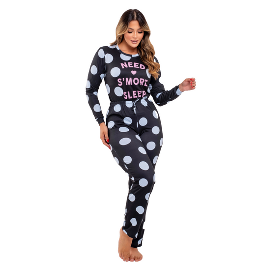 Pijama Feminino Inverno Manga Longa Sleep