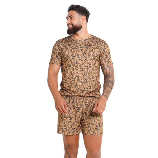 Pijama Masculino Bear Brown