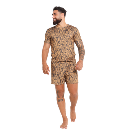 Pijama Masculino Bear Brown